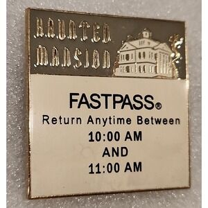 Disney Pin Haunted Mansion Fast Pass Fastpass WDI Cast Exclusive LE 200 73526
